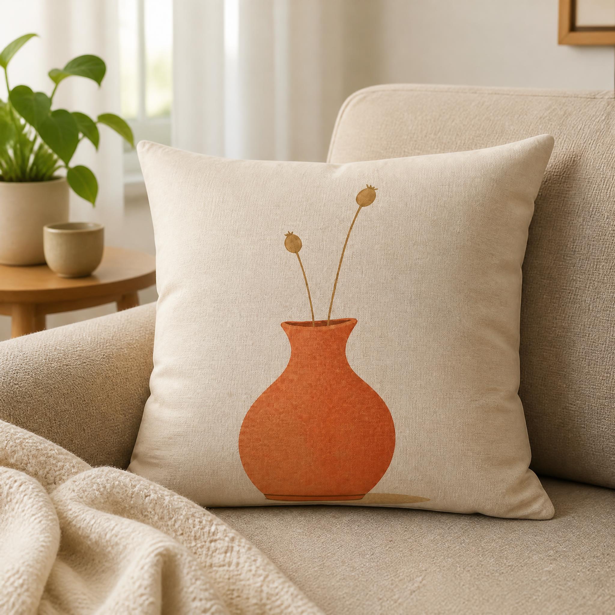 Home Of Textiles - Soft Minimalist Home Pillow Cover, Suitable
