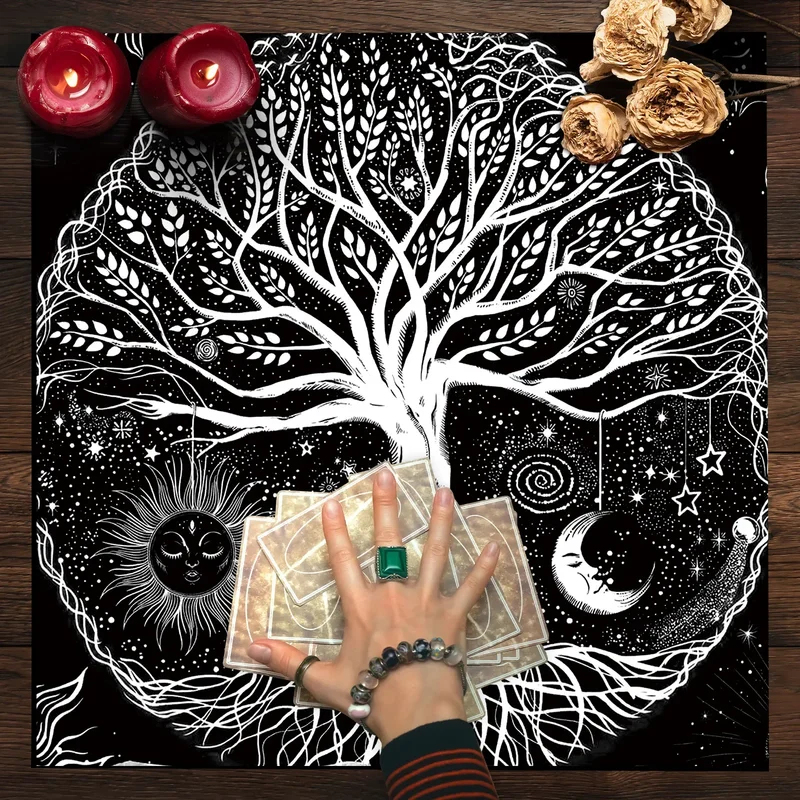 Tarot Square Tablecloth Sea Ve - Home Textiles Today News 评论和价格