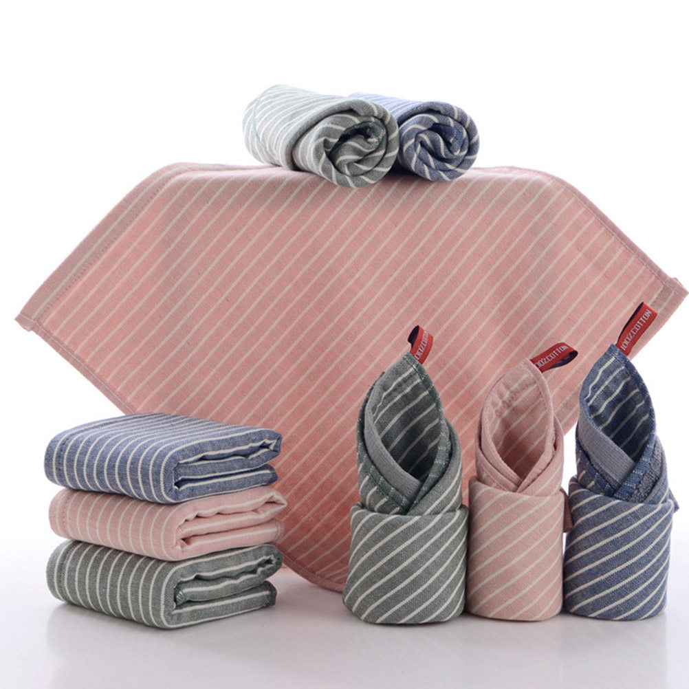 3Pcs Thick Striped Cotton Towe - Home Textiles Pakistan 评论和价格