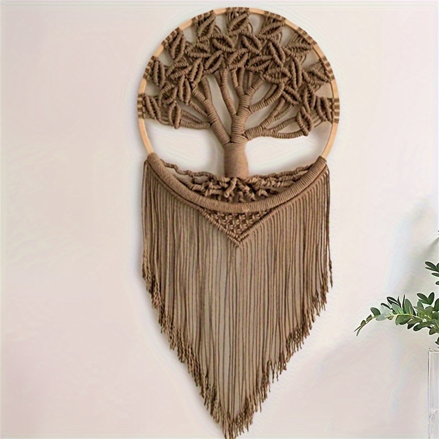 Tree of Life Macrame Wall Hang - Home Textiles Discount 评论和价格