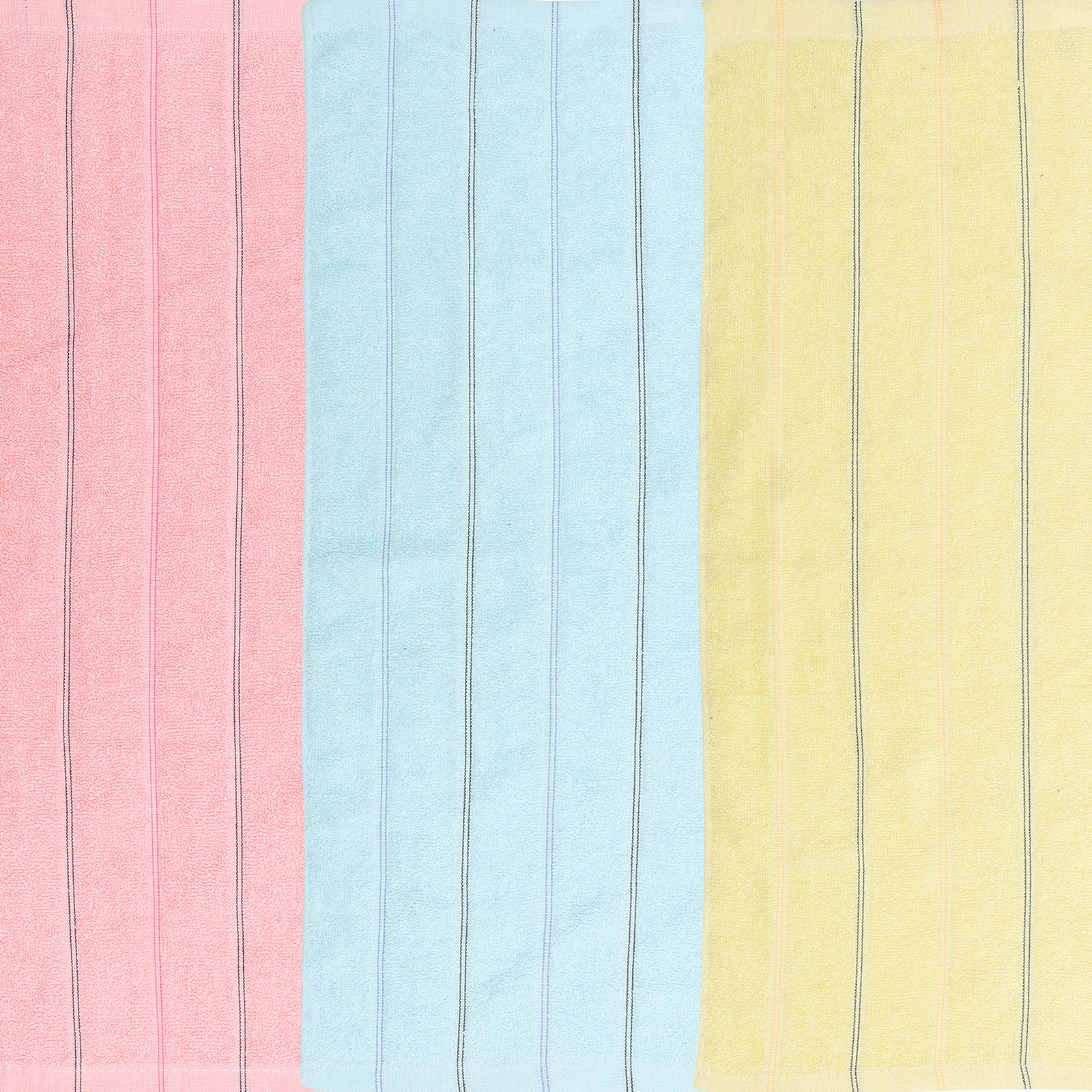 4Pcs Colorful Striped Cotton T - Home Textiles Pakistan 评论和价格