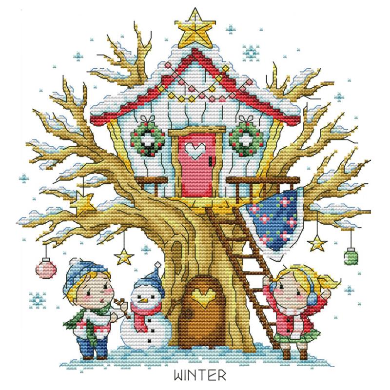 Cartoon Tree House Series Prin - Home Textiles Discount 评论和价格