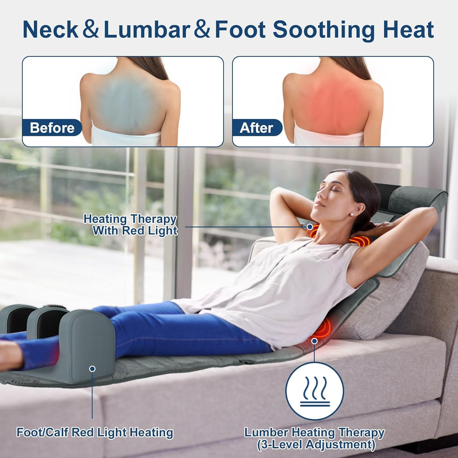 Full Body Massager Mat with He - Heated Pad Electric 评论和价格