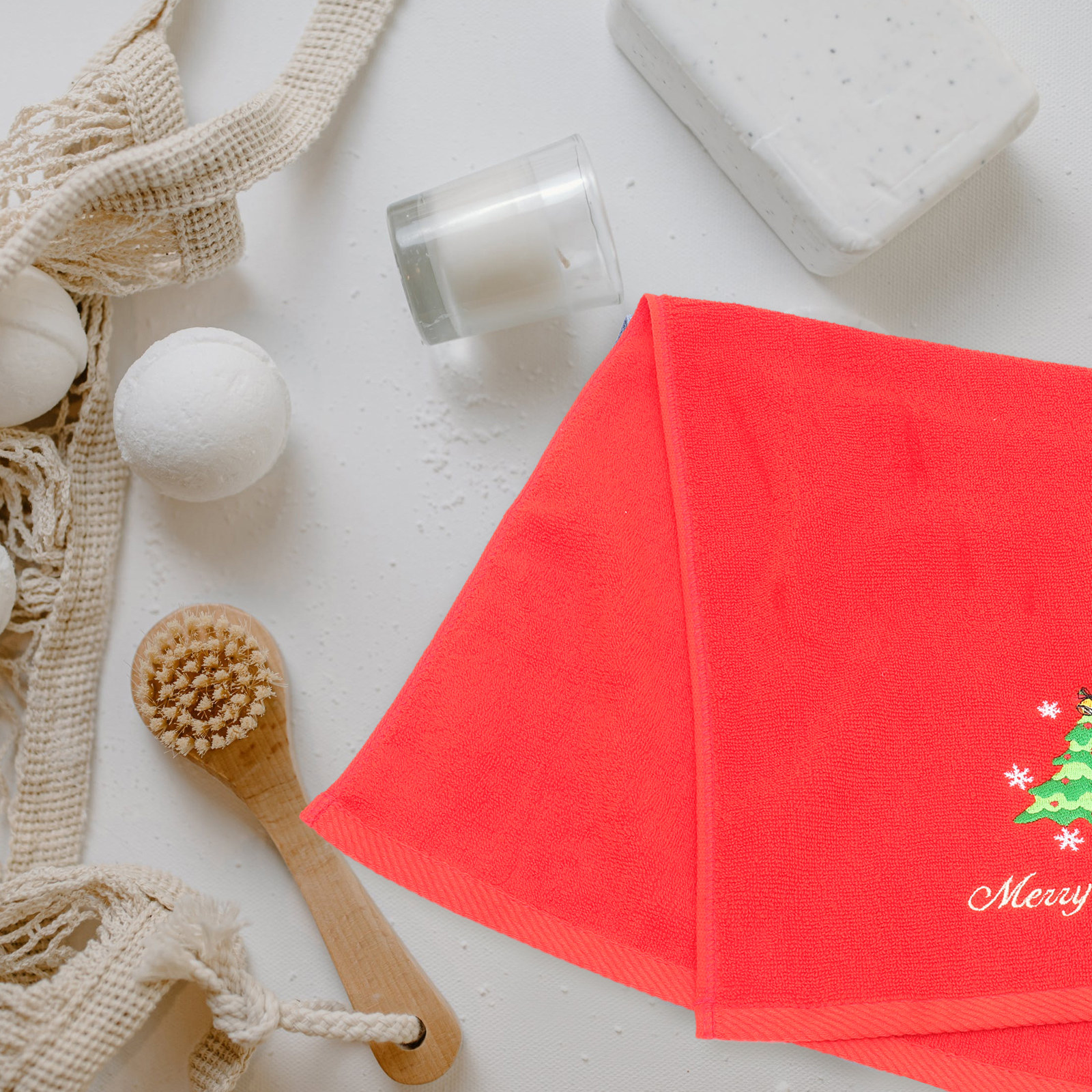 2Pcs Christmas Theme Cotton To - Home Textiles Pakistan 评论和价格