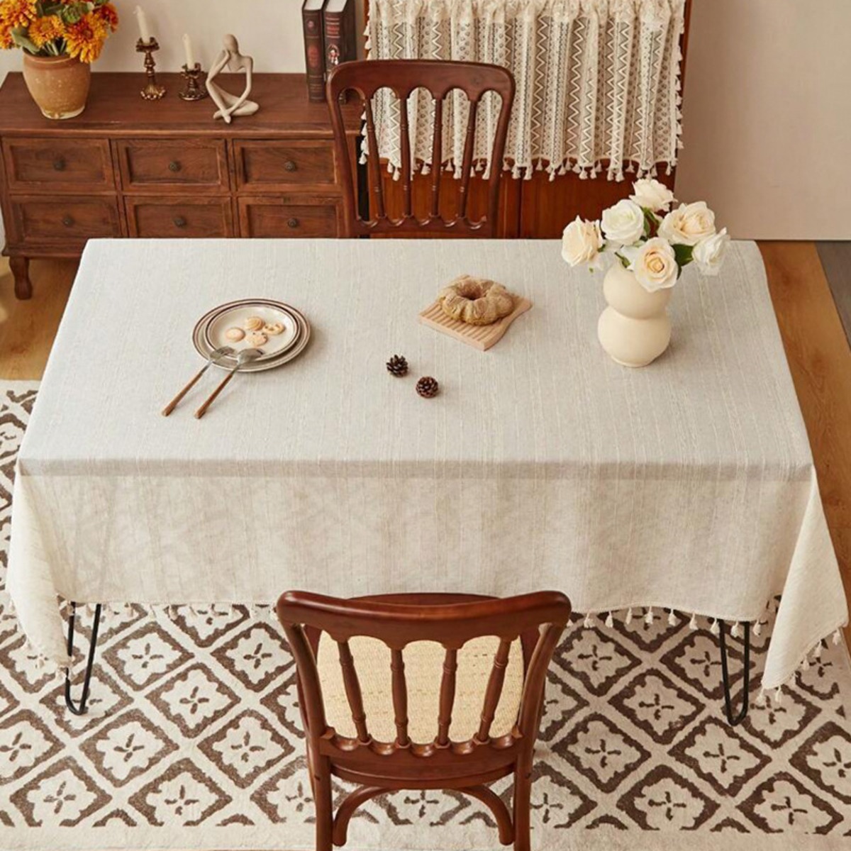 Table Cloth Rectangle Heavy Du - Home Textiles Today News 评论和价格