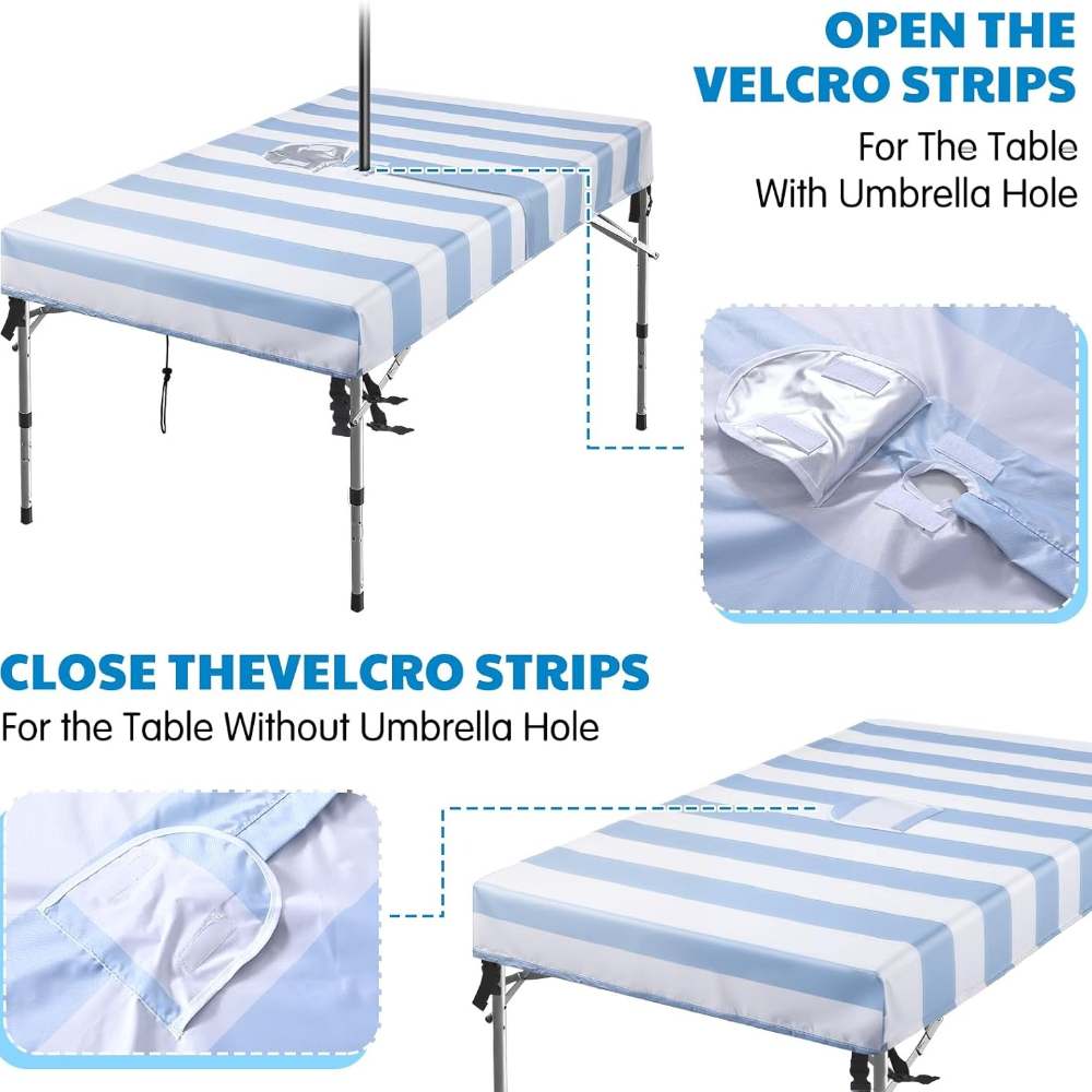 Outdoor Tablecloth with Umbrel - Home Textiles Today News 评论和价格