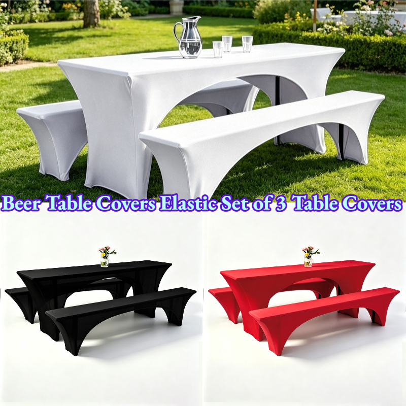3 Pieces Solid Color Table Cov - Home Textiles Today News 评论和价格