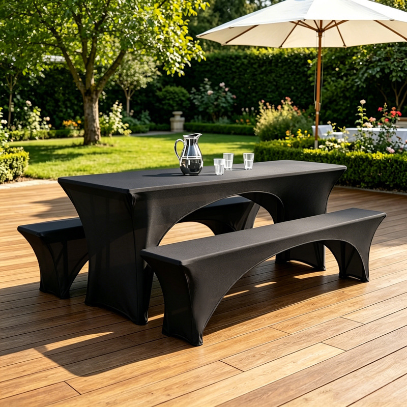 3 Pieces Solid Color Table Cov - Home Textiles Today News 评论和价格