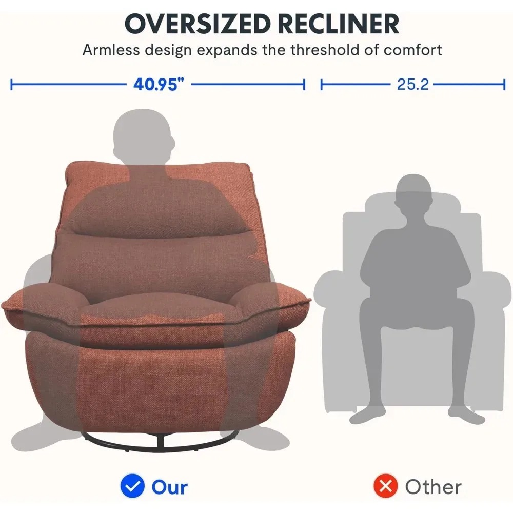 Swivel Rocker Recliner Chair,  - Home Textiles Of Scandinavia 评论和价格