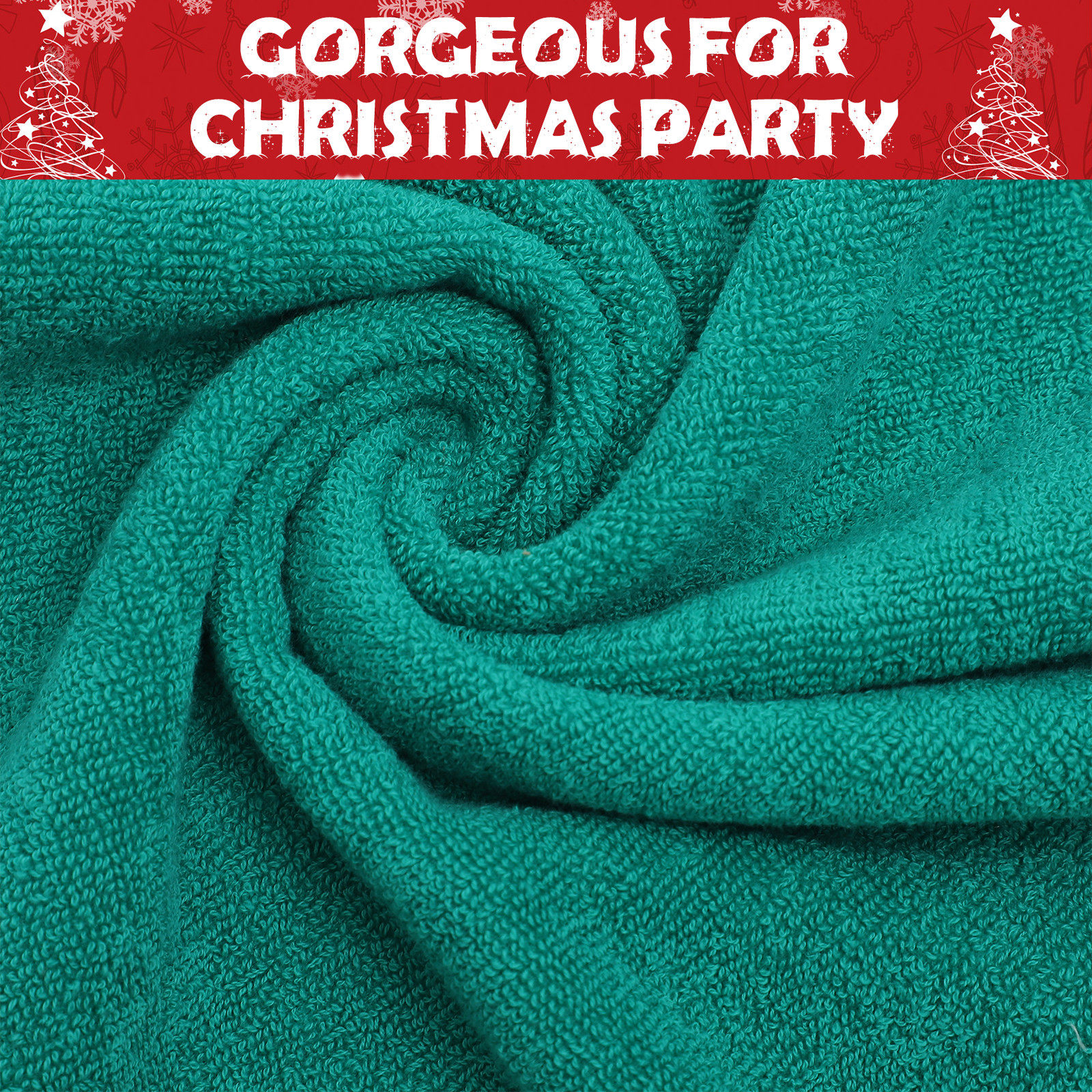 2Pcs Christmas Cotton Towels E - Home Textiles Pakistan 评论和价格