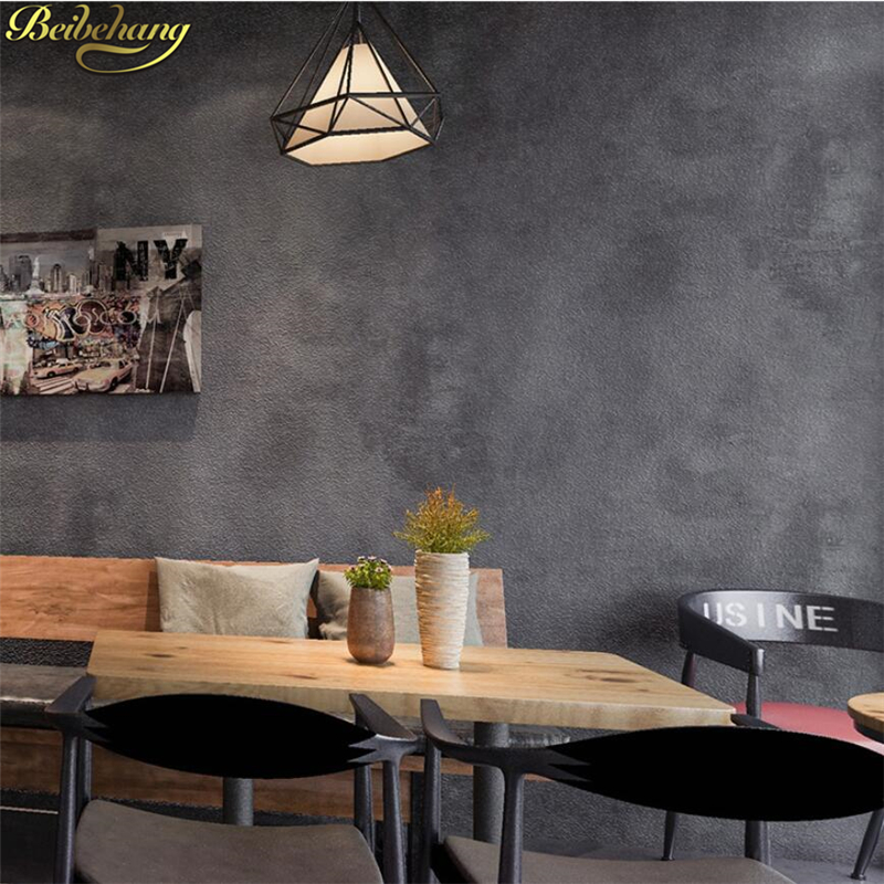 Retro cement gray wallpapers p - Home Textile Industry 评论和价格