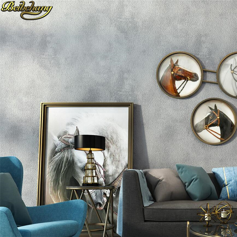 Retro cement gray wallpapers p - Home Textile Industry 评论和价格