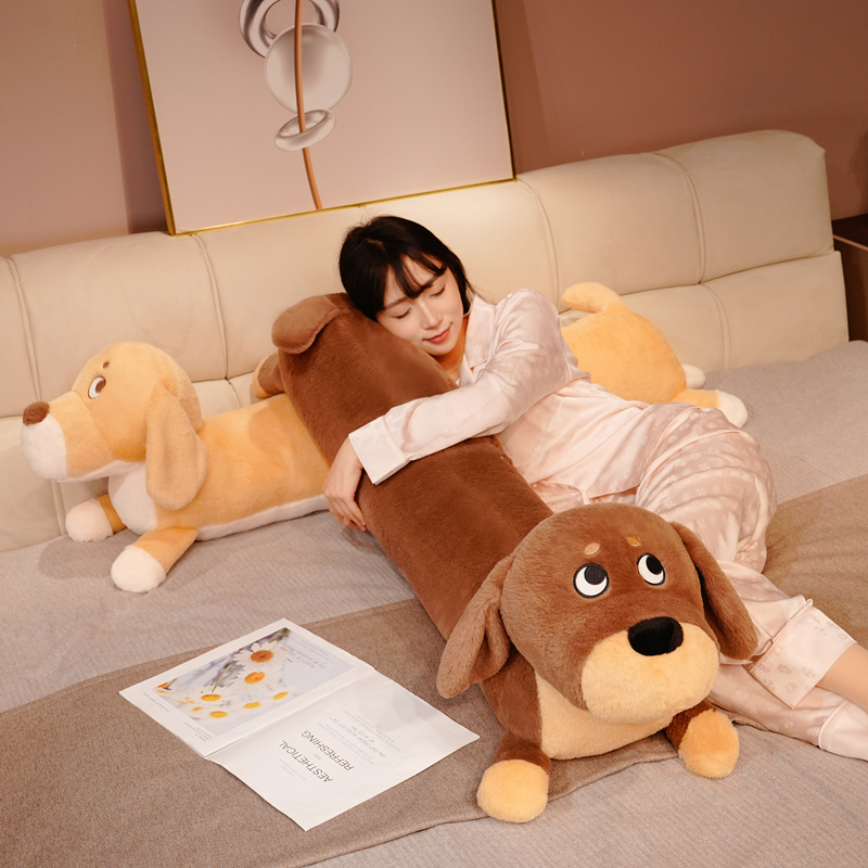 80cm New Huggable Dachshund Pl - Bolster Pillow Long 评论和价格