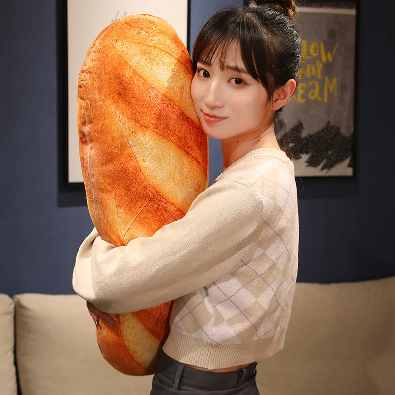 Giant Bread Plush Long Pillow  - Bolster Pillow Long 评论和价格