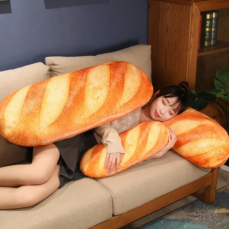 Giant Bread Plush Long Pillow  - Bolster Pillow Long 评论和价格