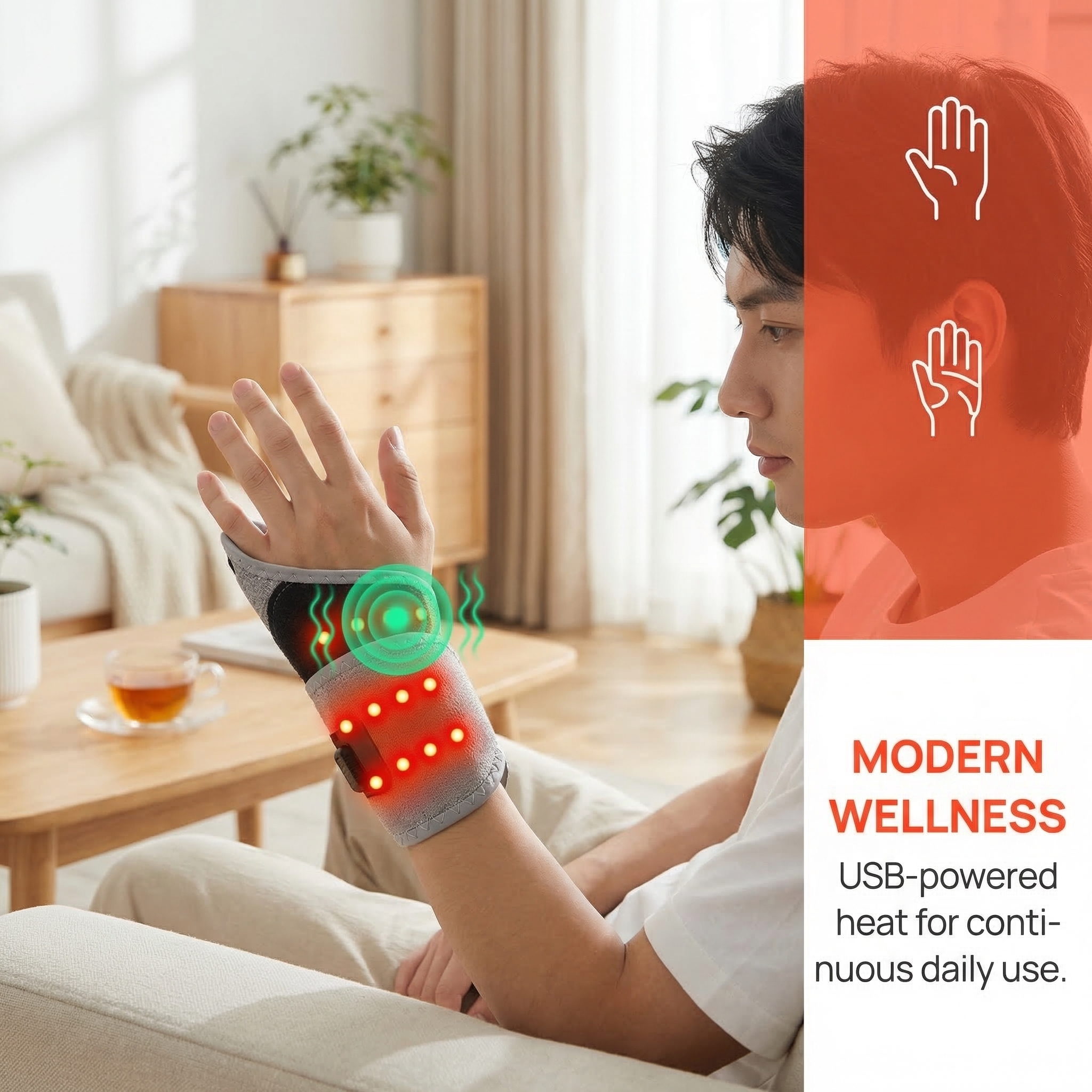 Heated Wrist Wrap Electric Hea - Heated Pad Electric 评论和价格