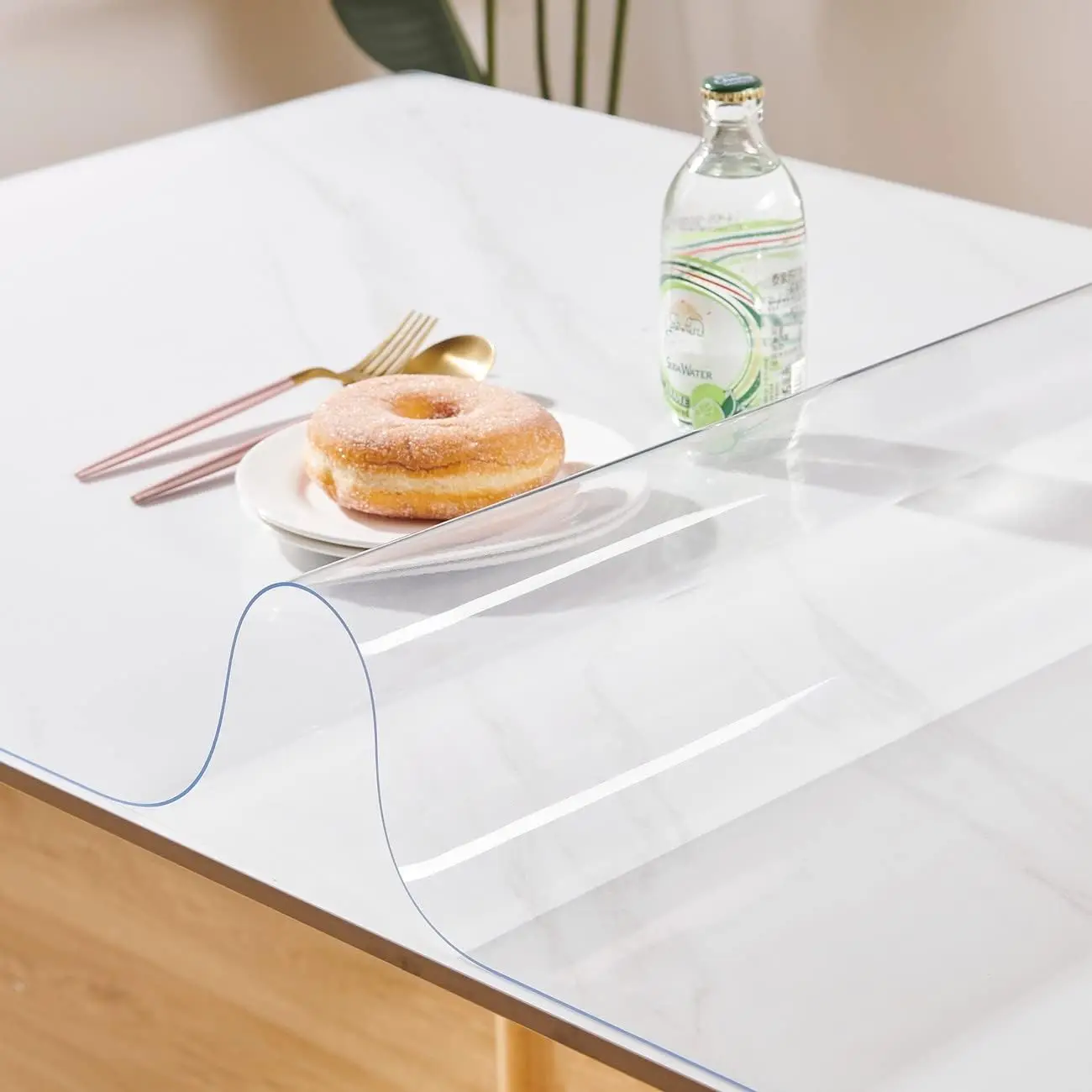 Clear Vinyl Tablecloth Cover,  - Home Textiles Today News 评论和价格