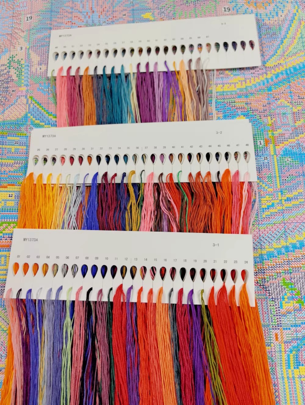 9ct 100x75cm New Year Embroide - Home Textiles Discount 评论和价格