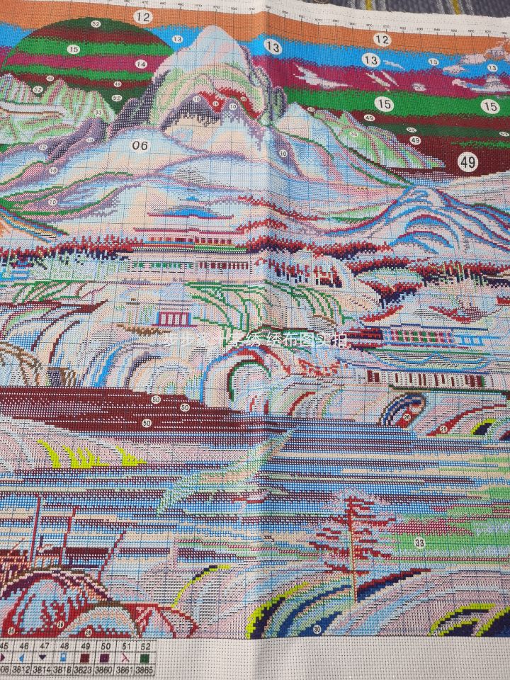 Wonderland 11CT Embroidery DIY - Home Textiles Discount 评论和价格