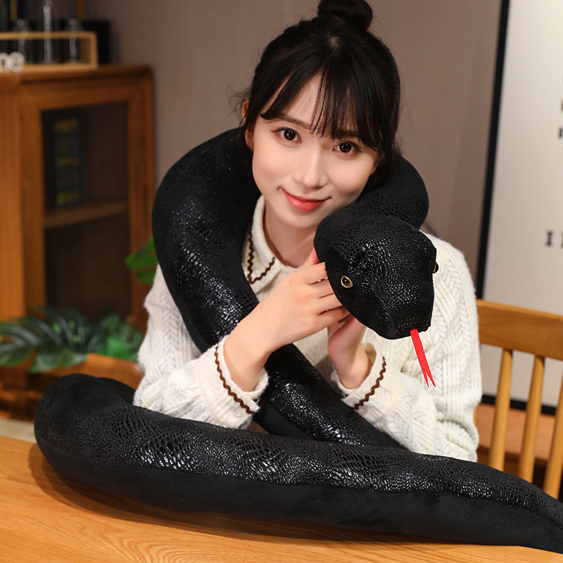 4 Colors Simulation Snakes Plu - Bolster Pillow Long 评论和价格