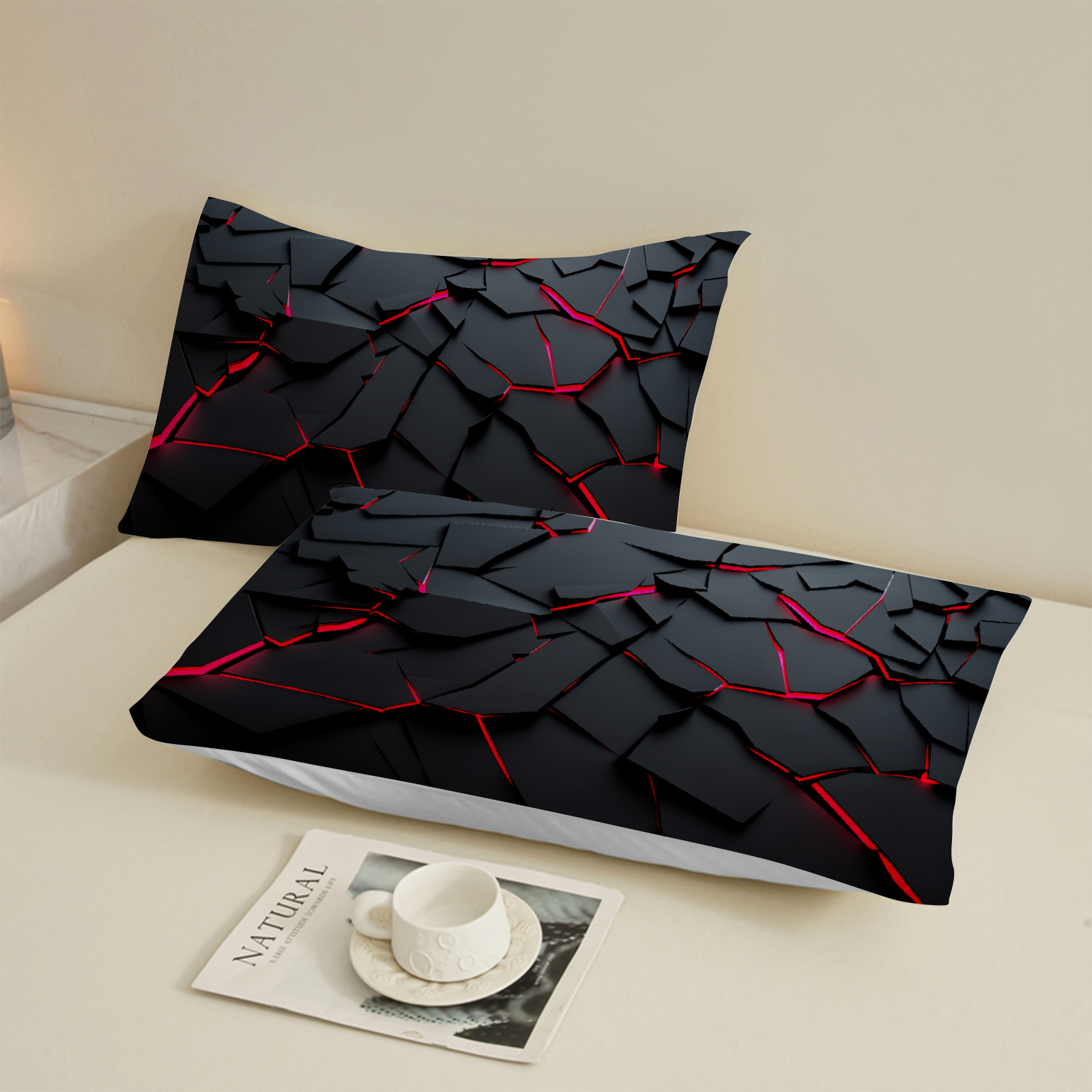 3Pcs Lightning Glow Fitted She - Home Textiles Discount 评论和价格