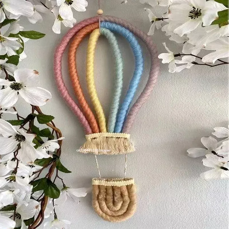Hot Air Balloon Wall Hanging C - Hot Home Of Textiles 评论和价格