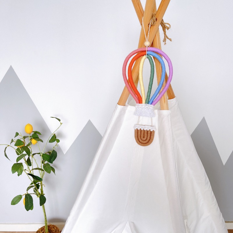 Hot Air Balloon Wall Hanging C - Hot Home Of Textiles 评论和价格